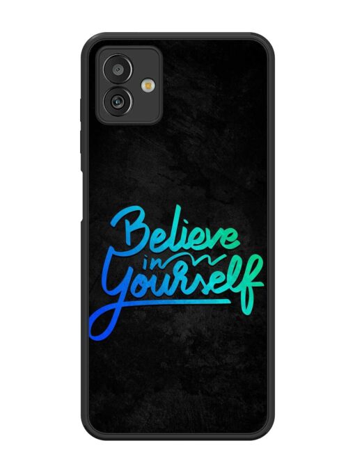 Believe In Yourself Glossy Metal Phone Cover for Samsung Galaxy M13 (5G) Zapvi