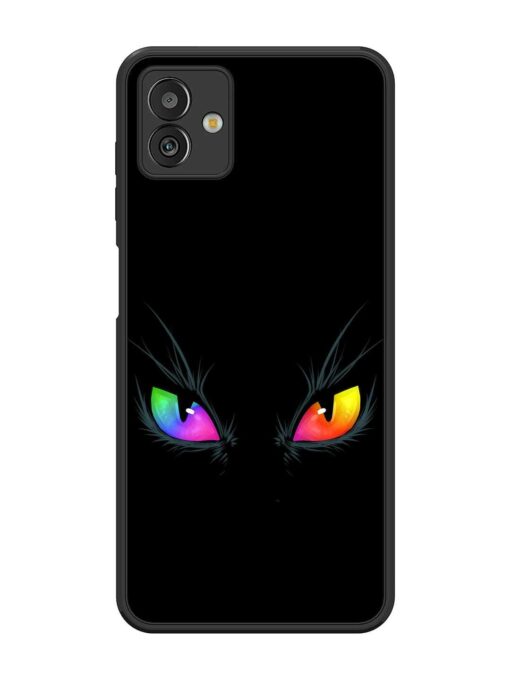 Cat Eyes Glossy Metal Phone Cover for Samsung Galaxy M13 (5G)