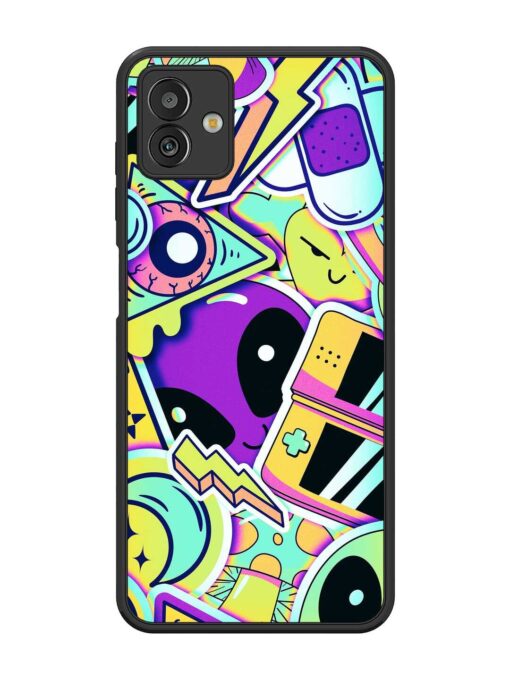 Scratch Art Glossy Metal Phone Cover for Samsung Galaxy M13 (5G) Zapvi