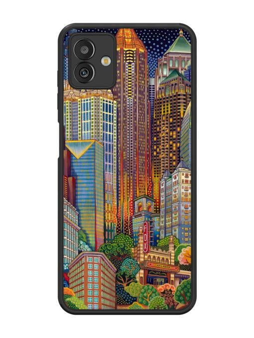 Cityscapes Art Glossy Metal Phone Cover for Samsung Galaxy M13 (5G)