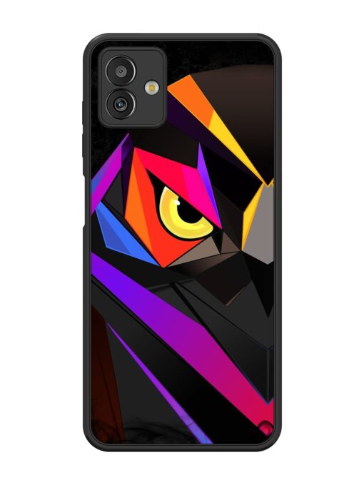 Wpap Owl Glossy Metal Phone Cover for Samsung Galaxy M13 (5G) Zapvi