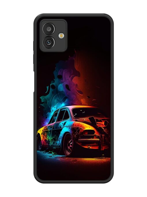 High Classic Car Art Glossy Metal Phone Cover for Samsung Galaxy M13 (5G) Zapvi