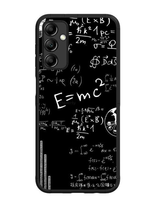 E=Mc2 Mass?Energy Equivalence Glossy Metal Phone Cover for Samsung Galaxy M14 (5G)