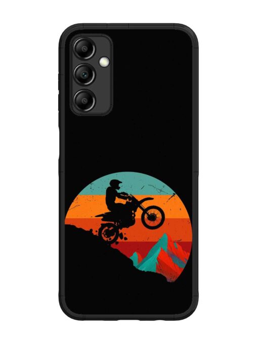 Mountain Bike Glossy Metal Phone Cover for Samsung Galaxy M14 (5G) Zapvi