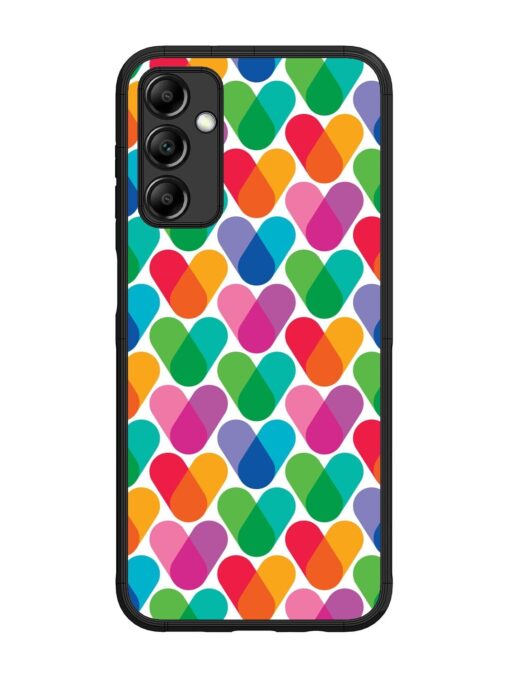 Overlapping Colors Colorful Glossy Metal TPU Phone Cover for Samsung Galaxy M14 (5G) Zapvi