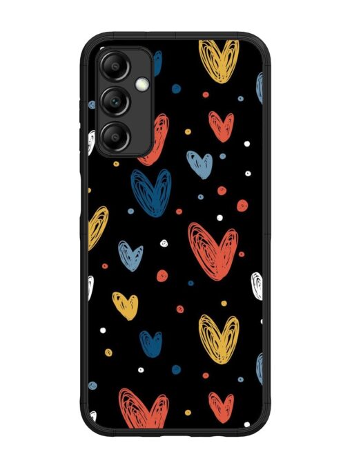 Happy Valentines Day Glossy Metal TPU Phone Cover for Samsung Galaxy M14 (5G) Zapvi