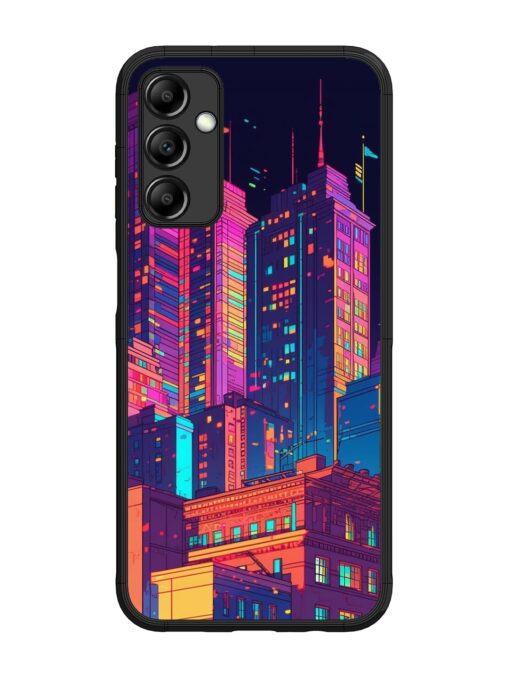 City View Glossy Metal Phone Cover for Samsung Galaxy M14 (5G) Zapvi