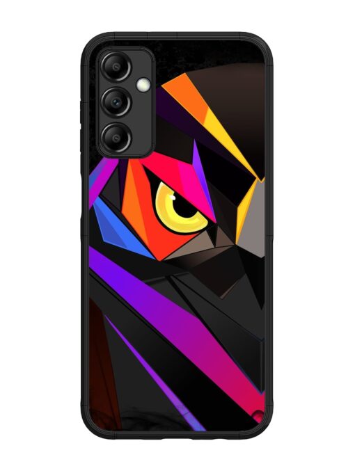 Wpap Owl Glossy Metal Phone Cover for Samsung Galaxy M14 (5G) Zapvi