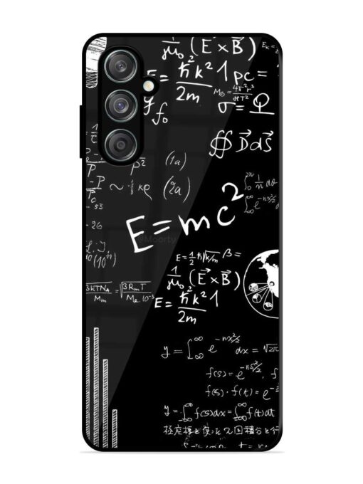 E=Mc2 Mass?Energy Equivalence Glossy Metal Phone Cover for Samsung Galaxy M15 (5G) Zapvi