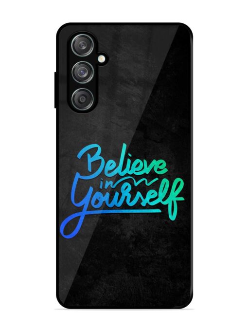 Believe In Yourself Glossy Metal Phone Cover for Samsung Galaxy M15 (5G) Zapvi