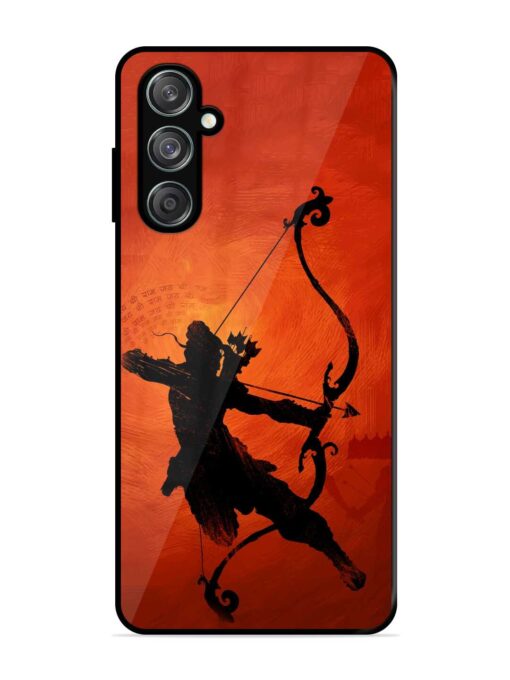 Illustration Lord Rama Glossy Metal Phone Cover for Samsung Galaxy M15 (5G)