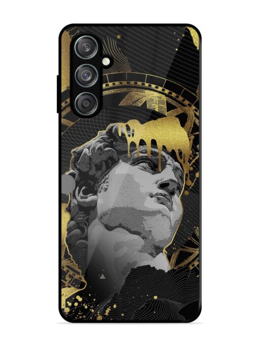 Roman Face Glossy Metal Phone Cover for Samsung Galaxy M15 (5G) Zapvi