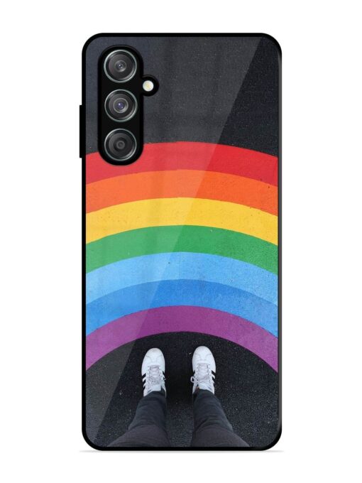 Legs Rainbow Glossy Metal TPU Phone Cover for Samsung Galaxy M15 (5G) Zapvi