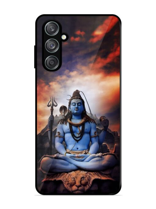 Jai Jai Shiv Glossy Metal Phone Cover for Samsung Galaxy M15 (5G) Zapvi