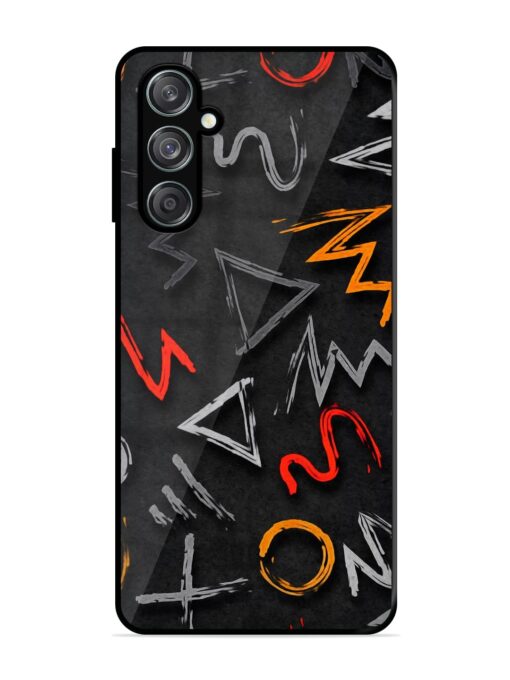 Grungy Graffiti Glossy Metal Phone Cover for Samsung Galaxy M15 (5G) Zapvi