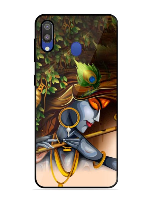 Krishna Glossy Metal Phone Cover for Samsung Galaxy M20 Zapvi