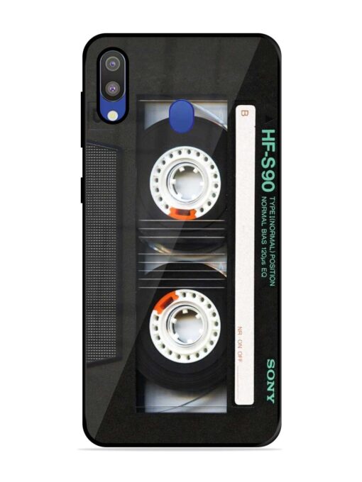 Sony Hf-S90 Cassette Glossy Metal Phone Cover for Samsung Galaxy M20 Zapvi