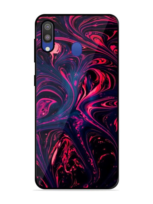 Abstract Background Glossy Metal Phone Cover for Samsung Galaxy M20 Zapvi