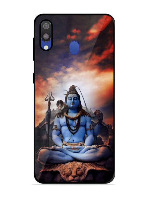 Jai Jai Shiv Glossy Metal Phone Cover for Samsung Galaxy M20 Zapvi