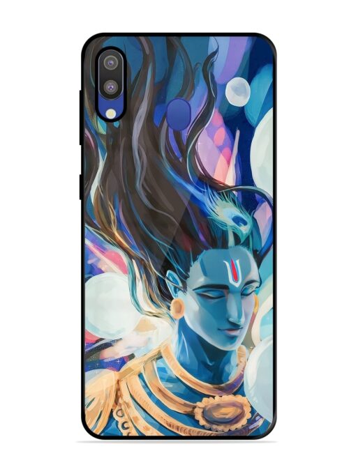 Bhagwan Sri Krishna Glossy Metal Phone Cover for Samsung Galaxy M20