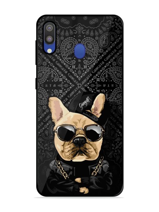 Gangsta Cool Sunmetales Dog Glossy Metal Phone Cover for Samsung Galaxy M20