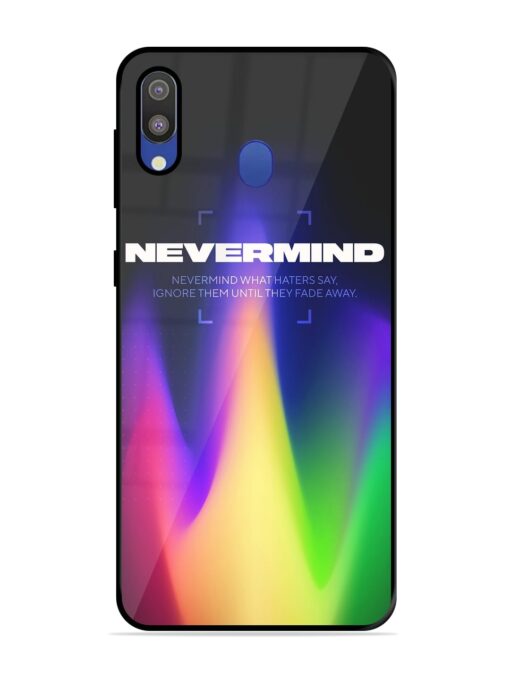 Nevermind Glossy Metal Phone Cover for Samsung Galaxy M20 Zapvi