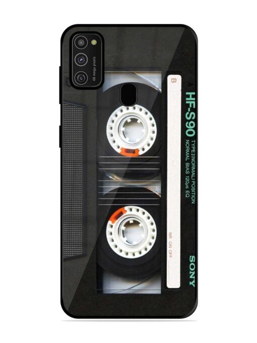 Sony Hf-S90 Cassette Glossy Metal Phone Cover for Samsung Galaxy M21 (2021) Zapvi