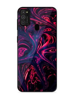 Abstract Background Glossy Metal Phone Cover for Samsung Galaxy M21 (2021)