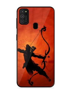 Illustration Lord Rama Glossy Metal Phone Cover for Samsung Galaxy M21 (2021)
