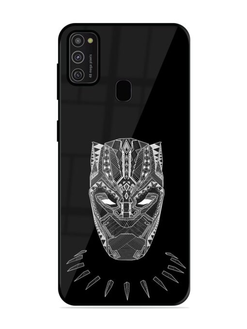 Fictional Art Glossy Metal Phone Cover for Samsung Galaxy M21 (2021)