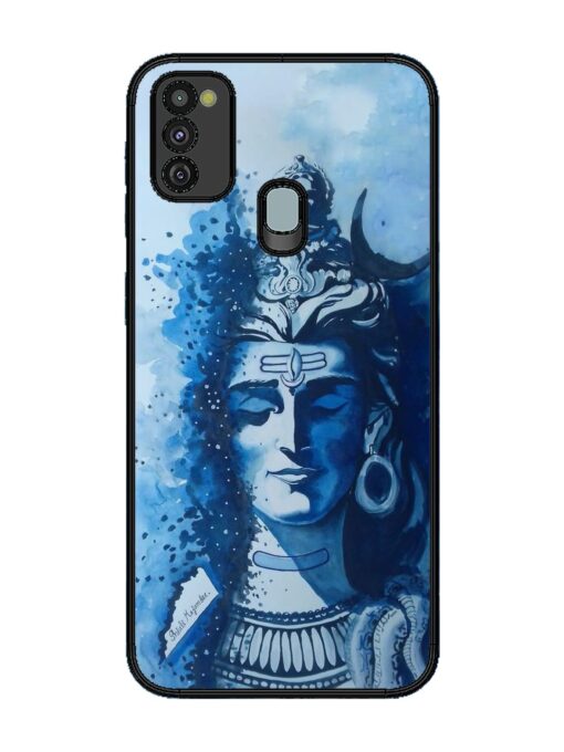 Shiv Art Glossy Metal Phone Cover for Samsung Galaxy M21 (4G)