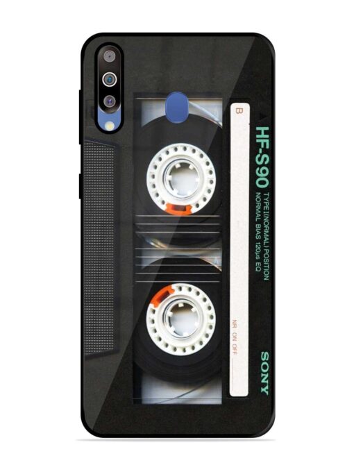 Sony Hf-S90 Cassette Glossy Metal Phone Cover for Samsung Galaxy M30 Zapvi