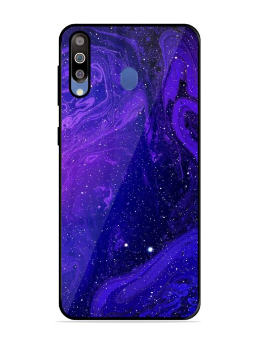 Galaxy Acrylic Abstract Art Glossy Metal Phone Cover for Samsung Galaxy M30