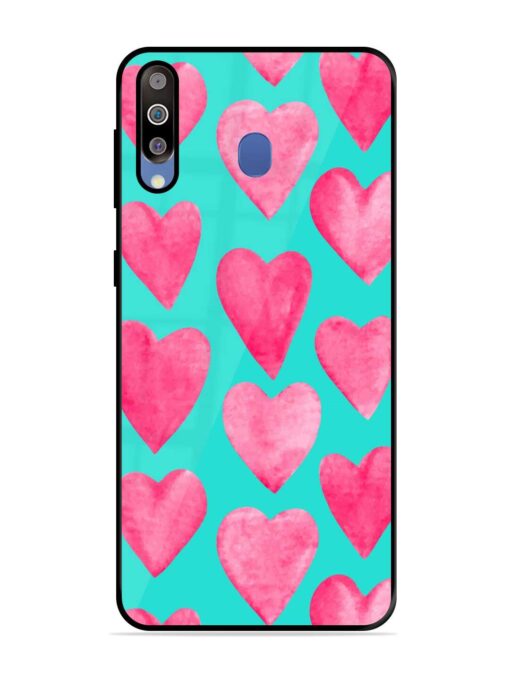 Beautiful Vector Illustration Glossy Metal Phone Cover for Samsung Galaxy M30