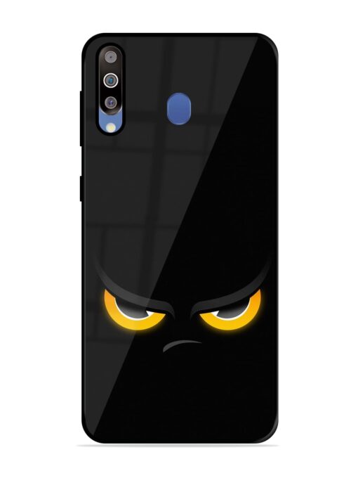 Cartoon Eye Glossy Metal Phone Cover for Samsung Galaxy M30