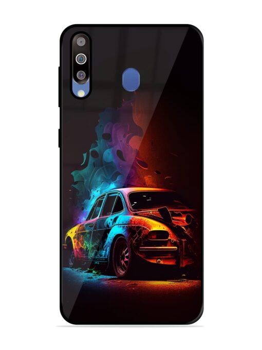 High Classic Car Art Glossy Metal Phone Cover for Samsung Galaxy M30