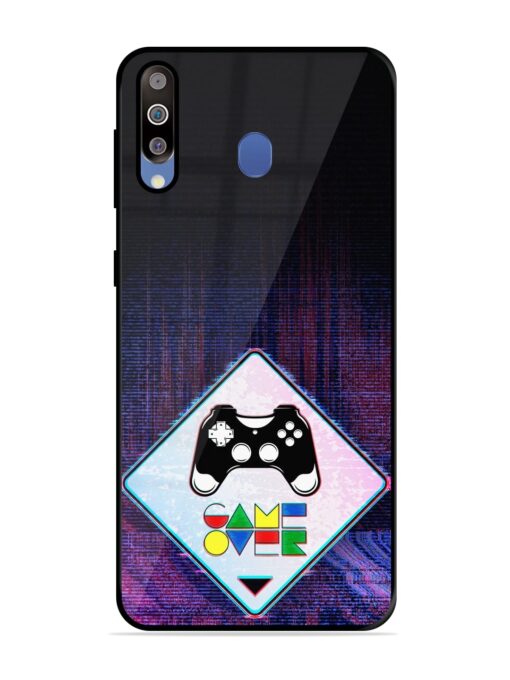 Game Over Glossy Metal Phone Cover for Samsung Galaxy M30