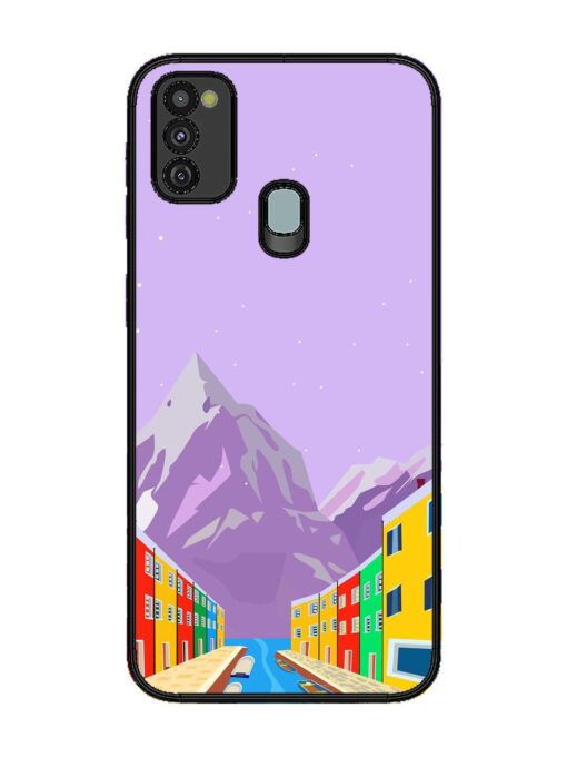 Venice City Illustration Glossy Metal Phone Cover for Samsung Galaxy M30S Zapvi