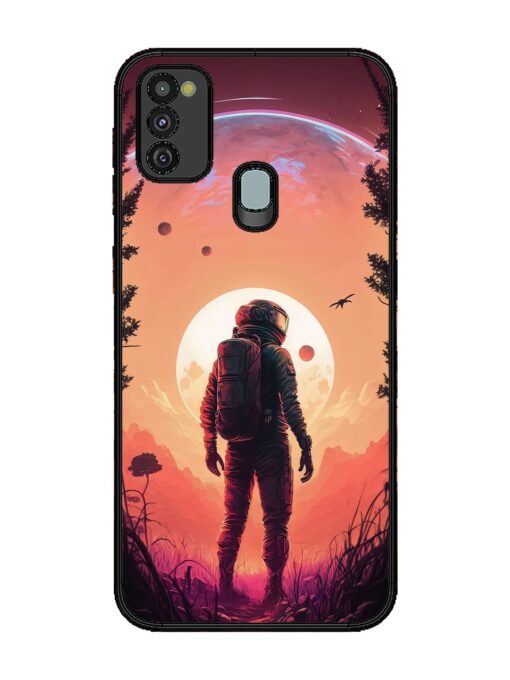 Red Sky At Morning Glossy Metal Phone Cover for Samsung Galaxy M30S Zapvi