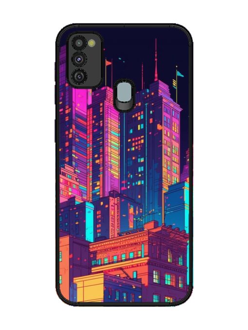 City View Glossy Metal Phone Cover for Samsung Galaxy M30S Zapvi