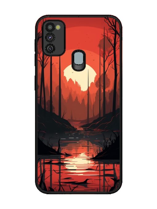 Natural Landscape Glossy Metal Phone Cover for Samsung Galaxy M30S