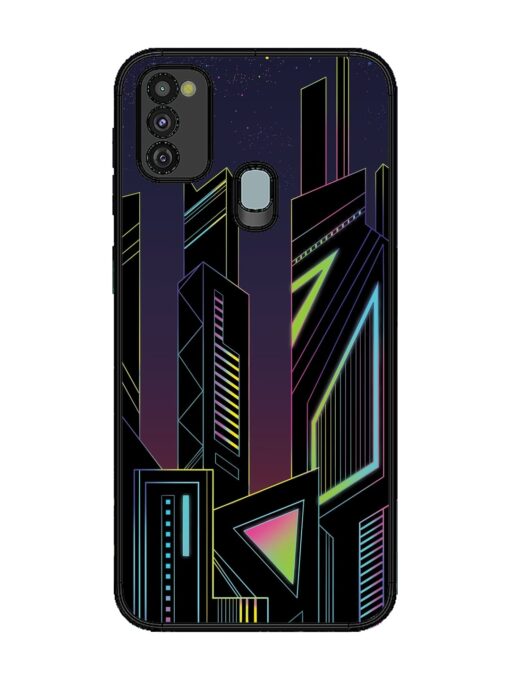 Neon Dreamscape Glossy Metal Phone Cover for Samsung Galaxy M30S