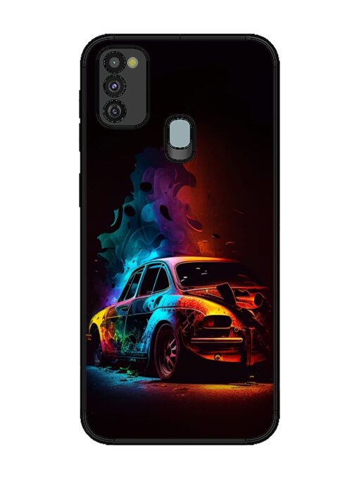 High Classic Car Art Glossy Metal Phone Cover for Samsung Galaxy M30S Zapvi