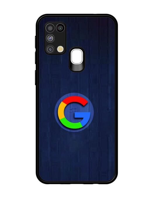 Google Logo Printed Glossy Metal TPU Phone Cover for Samsung Galaxy M31 Zapvi