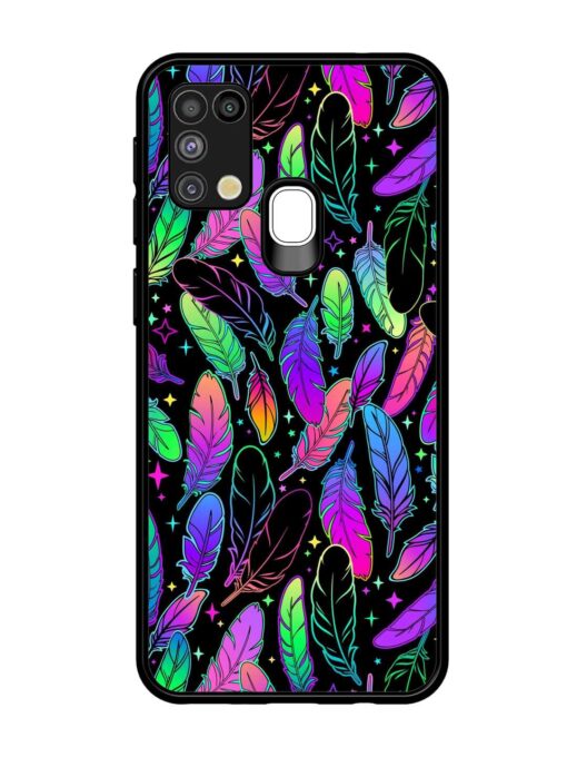 Bright Multi Colored Seamless Glossy Metal Phone Cover for Samsung Galaxy M31 Zapvi