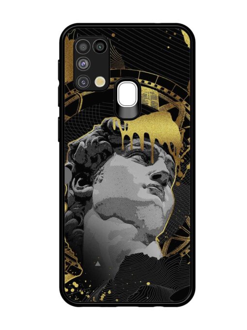 Roman Face Glossy Metal Phone Cover for Samsung Galaxy M31