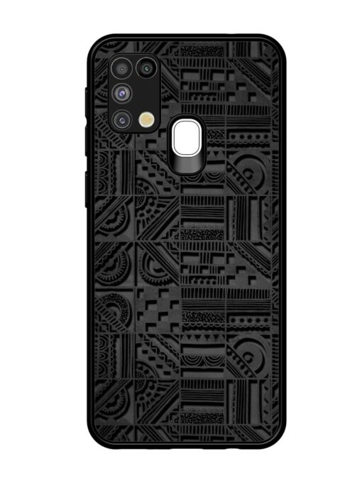 Seamless Pattern Glossy Metal Phone Cover for Samsung Galaxy M31