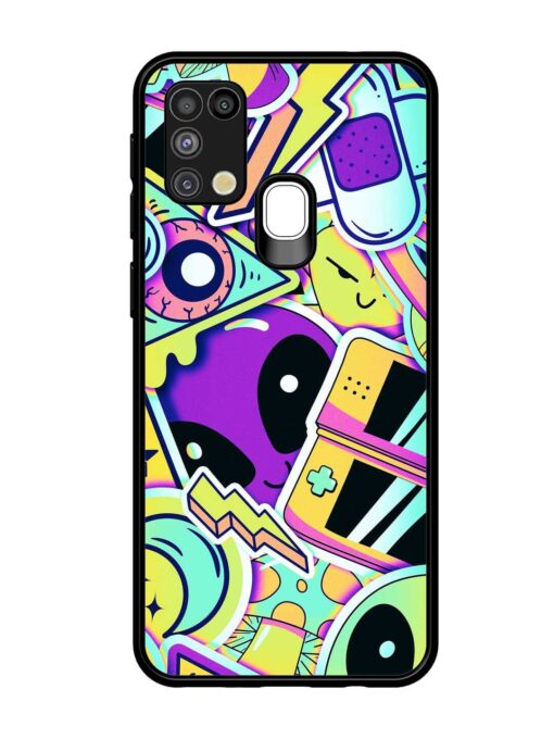 Scratch Art Glossy Metal Phone Cover for Samsung Galaxy M31