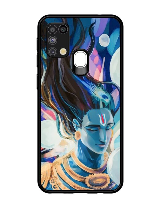 Bhagwan Sri Krishna Glossy Metal Phone Cover for Samsung Galaxy M31 Zapvi