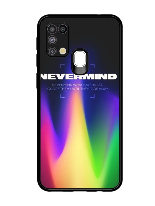 Nevermind Glossy Metal Phone Cover for Samsung Galaxy M31 Zapvi